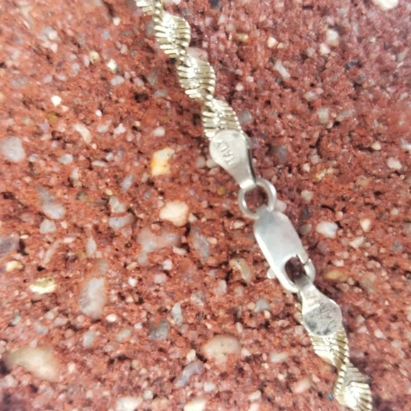 Vintage‎ Italian sterling chain - Picture 7 of 8